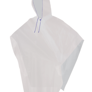 IMPERMEABLE TIPO CAPAMANGA TRASLÚCIDA CORTA