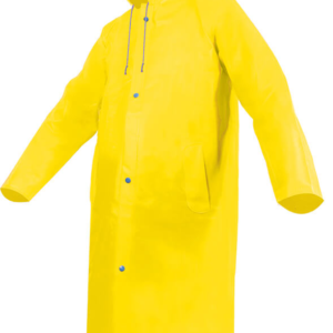 IMPERMEABLE TIPO GABARDINA AMARILLA LARGA LIGERA