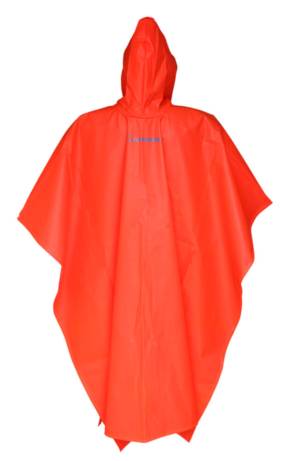 IMPERMEABLE TIPO CAPAMANGA ANARANJADA CORTA HIGH VISIBILITY - Imagen 3