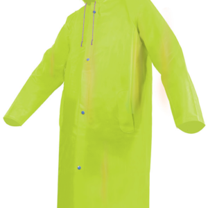 IMPERMEABLE TIPO GABARDINA VERDE LARGA LIGERA HIGH VISIBILITY