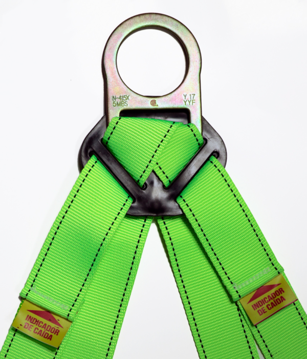 ARNÉS DE TRABAJO CON ANILLO "D" EN LA ESPALDA LÍNEA VERDE - Imagen 4