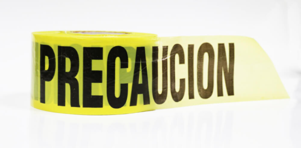CINTA DELIMITADORA CON LEYENDA "PRECAUCIÓN" - Imagen 5