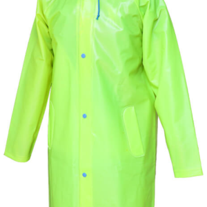 IMPERMEABLE TIPO GABARDINA VERDE LARGA HIGH VISIBILITY