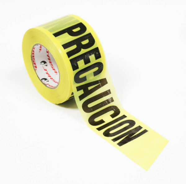 CINTA DELIMITADORA CON LEYENDA "PRECAUCIÓN" - Imagen 4