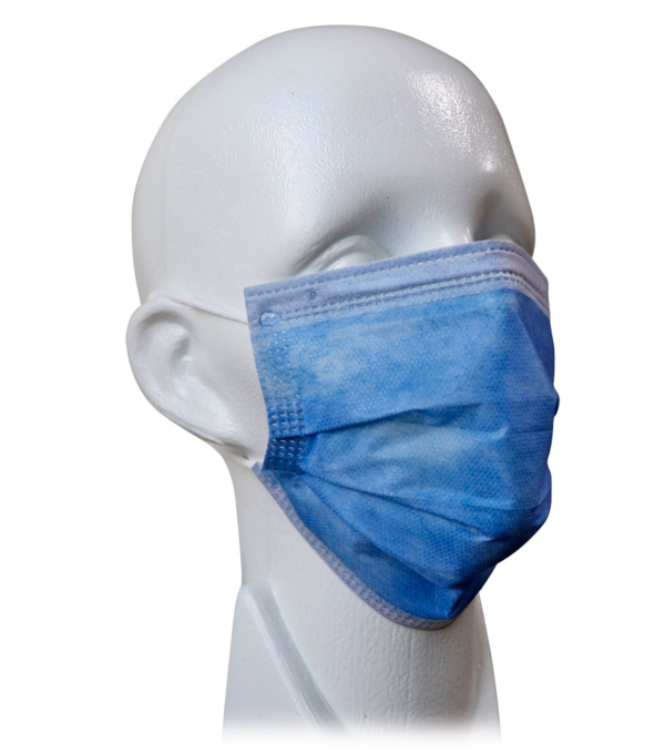 CUBRECARA PLISADO DE TRES CAPAS CON CLIP DE AJUSTE NASAL - Imagen 3