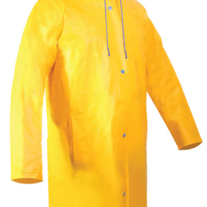 IMPERMEABLE TIPO GABARDINA AMARILLA LARGA