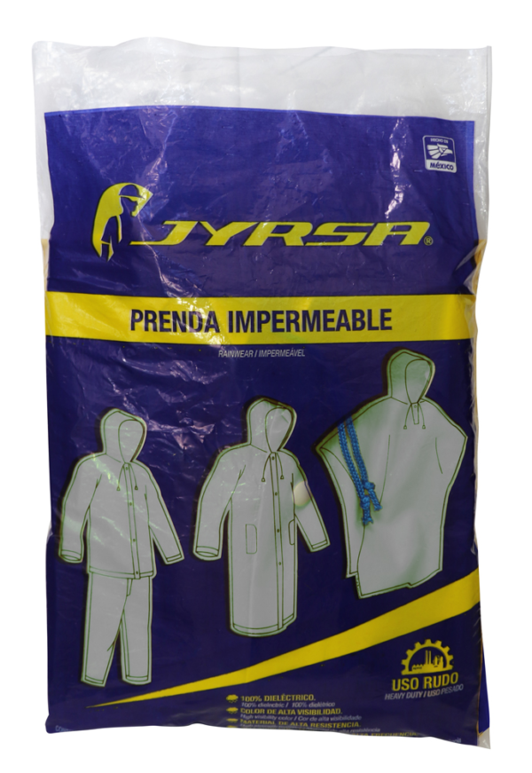 IMPERMEABLE TIPO CAPAMANGA TRASLÚCIDA CORTA - Imagen 4