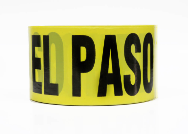 CINTA DELIMITADORA CON LEYENDA "PROHIBIDO EL PASO" - Imagen 5