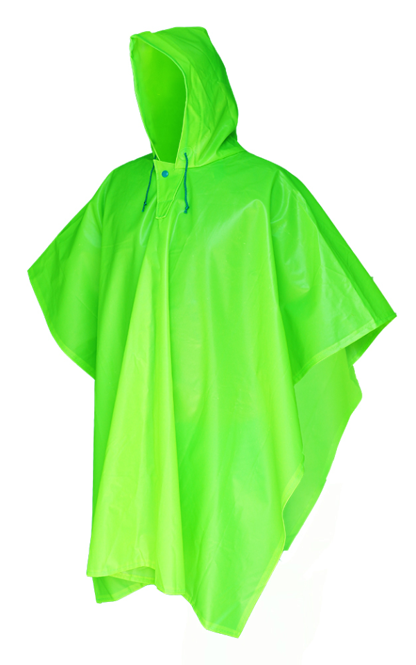 IMPERMEABLE TIPO CAPAMANGA VERDE CORTA HIGH VISIBILITY