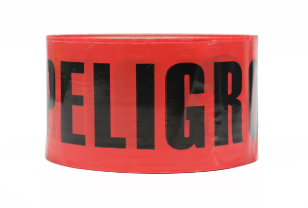 CINTA DELIMITADORA CON LEYENDA "PELIGRO" - Imagen 4