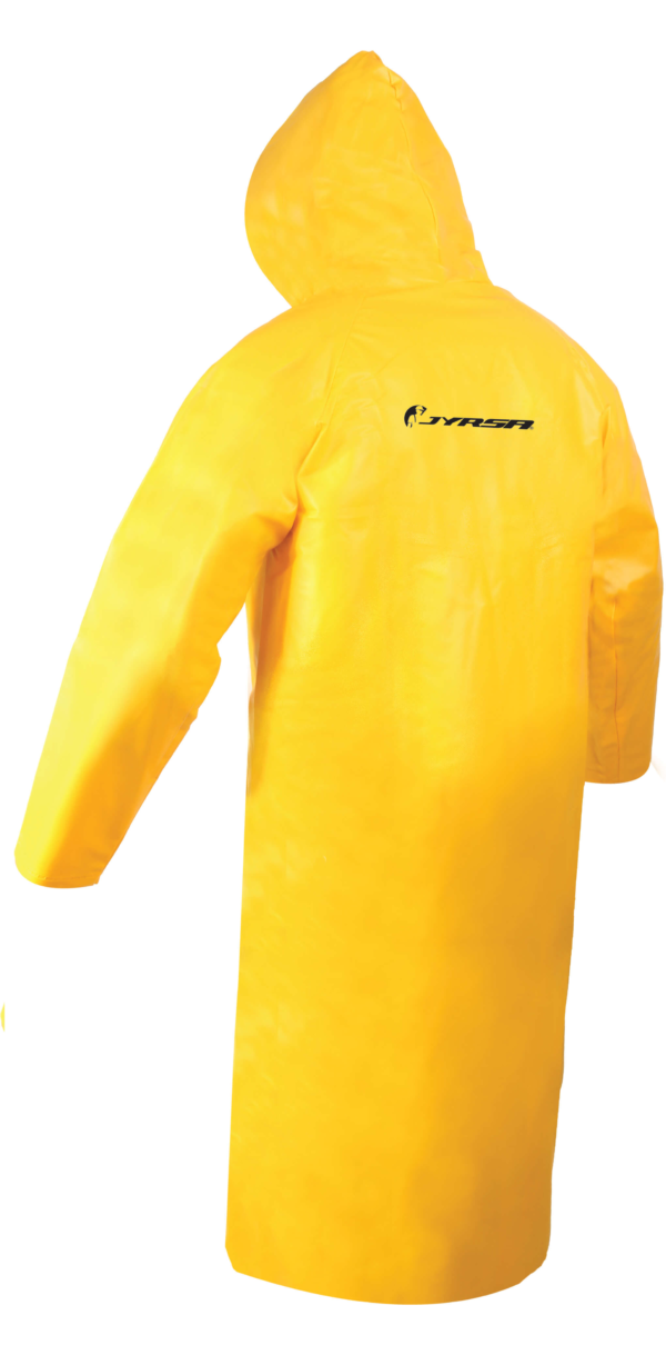 IMPERMEABLE TIPO GABARDINA AMARILLA LARGA - Imagen 2