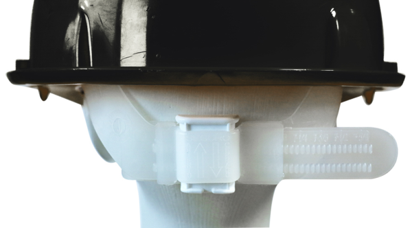 CASCO NEGRO TIPO CACHUCHA DIELÉCTRICO CON SUSPENSIÓN PLÁSTICA - Imagen 3