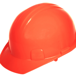 CASCO ANARANJADO HIGH VISIBILITY TIPO CACHUCHA DIELÉCTRICO CON SUSPENSIÓN PLÁSTICA