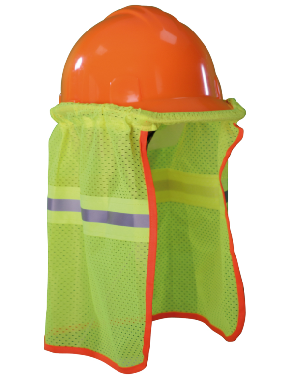 CUBRENUCA ANARANJADO HIGH VISIBILITY CON ELÁSTICO PARA CASCO