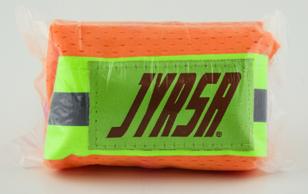 CUBRENUCA ANARANJADO HIGH VISIBILITY CON ELÁSTICO PARA CASCO - Imagen 2