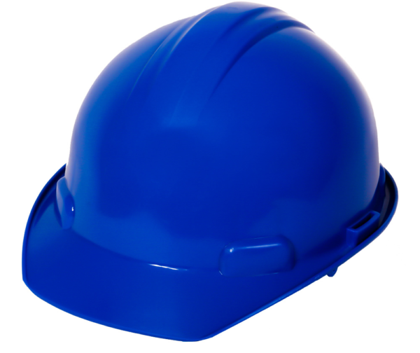 CASCO AZUL TIPO CACHUCHA DIELÉCTRICO CON SUSPENSIÓN TEXTIL