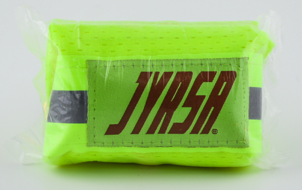 CUBRENUCA ANARANJADO HIGH VISIBILITY CON ELÁSTICO PARA CASCO - Imagen 2
