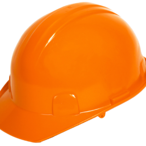 CASCO ANARANJADO TIPO CACHUCHA DIELÉCTRICO CON SUSPENSIÓN PLÁSTICA