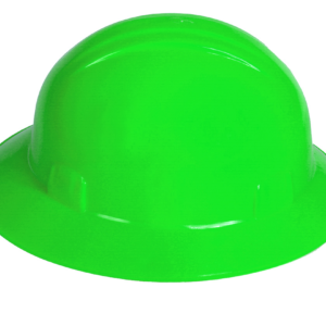 CASCO VERDE HIGH VISIBILITY TIPO ALA ANCHA DIELÉCTRICO