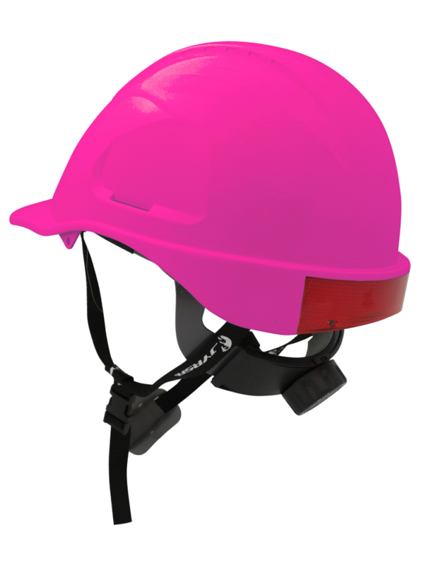 CASCO DE SEGURIDAD ASSEMBLER® TIPO II ROSA HIGH VISIBILITY - Imagen 2