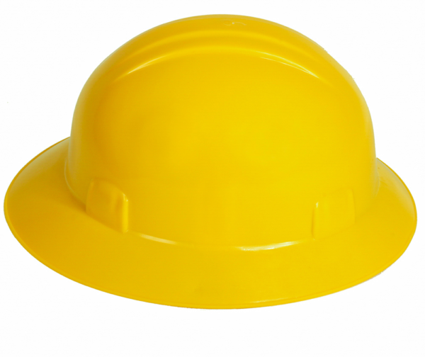 CASCO AMARILLO HIGH VISIBILITY TIPO ALA ANCHA DIELÉCTRICO