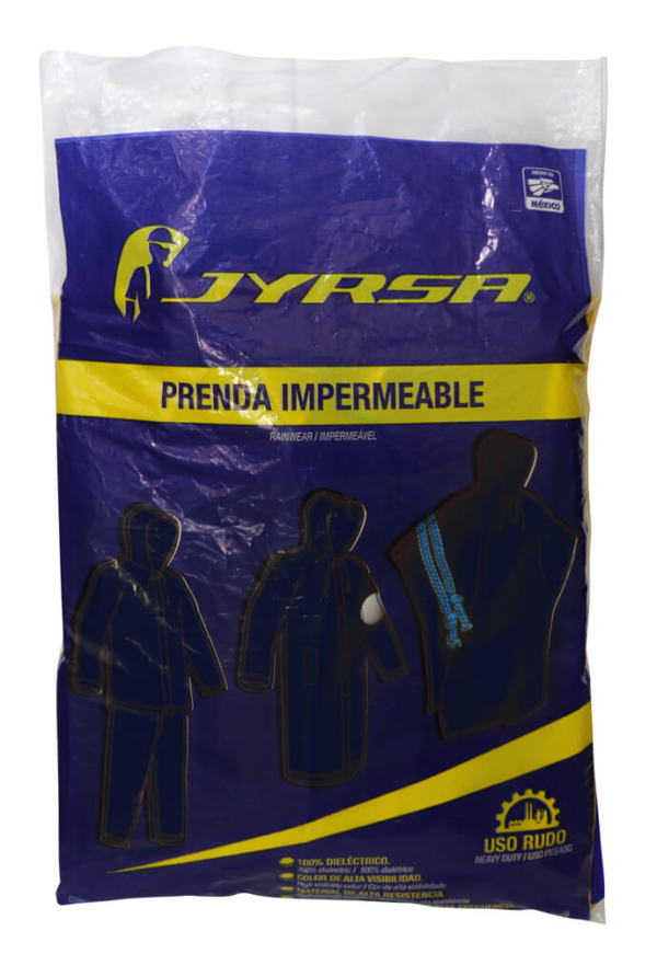 IMPERMEABLE PARA MOTO (CONJUNTO) AZUL MOTOCICLISTA - Imagen 4