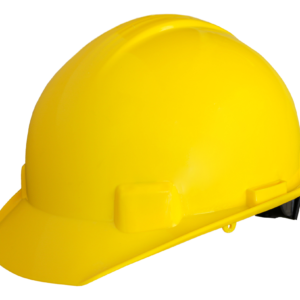 CASCO AMARILLO TIPO CACHUCHA DIELÉCTRICO CON SUSPENSIÓN TEXTIL 6 PUNTOS DE MATRACA