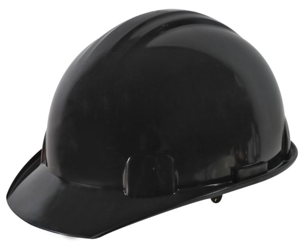 CASCO NEGRO TIPO CACHUCHA DIELÉCTRICO CON SUSPENSIÓN PLÁSTICA