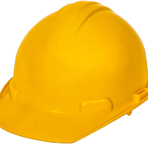 CASCO AMARILLO TIPO CACHUCHA DIELÉCTRICO CON SUSPENSIÓN TEXTIL