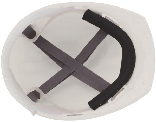CASCO BLANCO TIPO CACHUCHA DIELÉCTRICO CON SUSPENSIÓN TEXTIL - Imagen 2