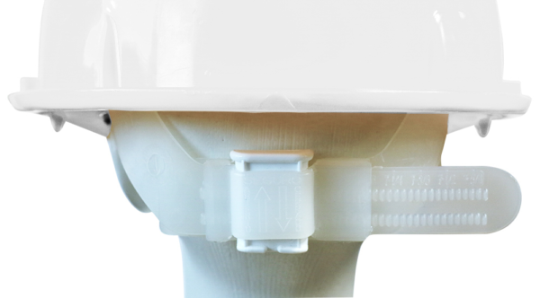 CASCO BLANCO TIPO CACHUCHA DIELÉCTRICO CON SUSPENSIÓN PLÁSTICA - Imagen 3
