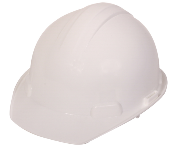 CASCO BLANCO TIPO CACHUCHA DIELÉCTRICO CON SUSPENSIÓN TEXTIL
