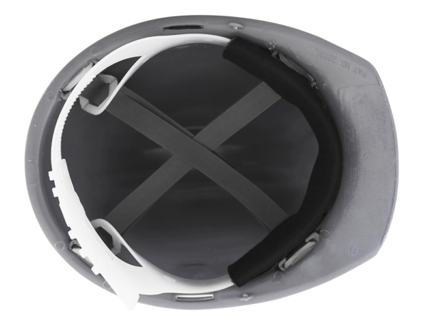 CASCO GRIS TIPO CACHUCHA DIELÉCTRICO CON SUSPENSIÓN TEXTIL - Imagen 2