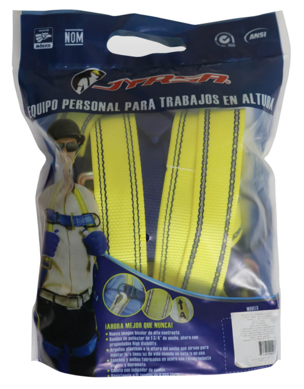 ARNÉS DE TRABAJO CON ANILLO “D” EN LA ESPALDA, HOMBROS Y COSTADOS - Imagen 4