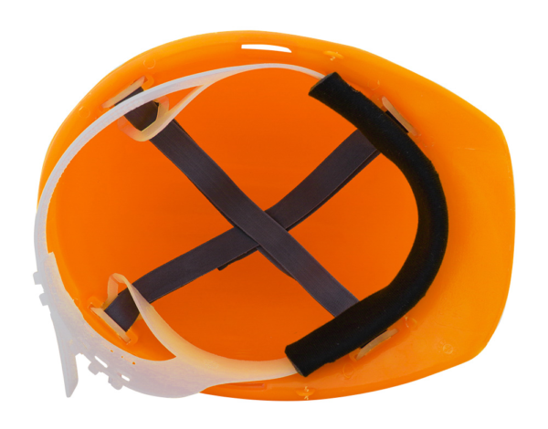 CASCO ANARANJADO TIPO CACHUCHA DIELÉCTRICO CON SUSPENSIÓN TEXTIL - Imagen 2