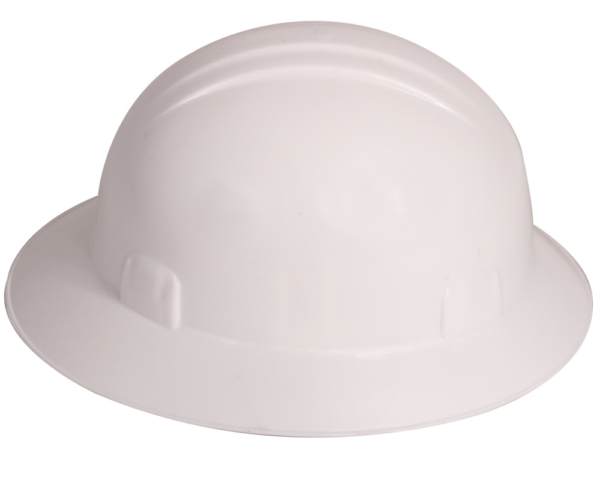 CASCO BLANCO TIPO ALA ANCHA DIELÉCTRICO