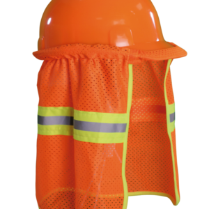 CUBRENUCA ANARANJADO HIGH VISIBILITY CON ELÁSTICO PARA CASCO