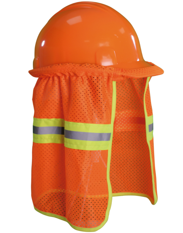 CUBRENUCA ANARANJADO HIGH VISIBILITY CON ELÁSTICO PARA CASCO