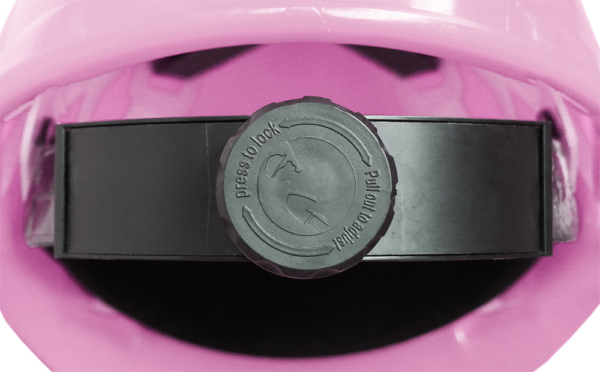 Casco de seguridad clase “E” con suspensión textil resistente a más de 20,000 Volts.(Probada a 3,000 volts). Composición de 98% Polietileno, 1.5% Pigmento con base de polietileno y 0.5% Aditivo Mineral. Suspensión textil de 6 puntos de cinta (19 mm) de Nylon. Cojinete de foam lavable que absorbe la sudoración. Diseño de suspención anatómica de ajuste exacto. - Imagen 4