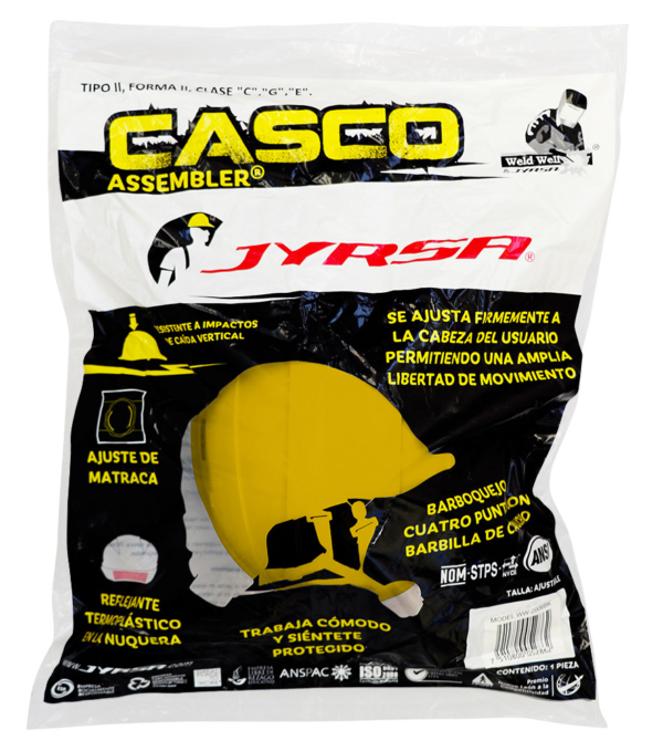 CASCO ASSEMBLER® TIPO II AMARILLO - Imagen 3
