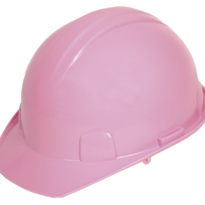 CASCO DE SEGURIDAD ROSA TIPO CACHUCHA DIELÉCTRICO CON SUSPENSIÓN PLÁSTICA