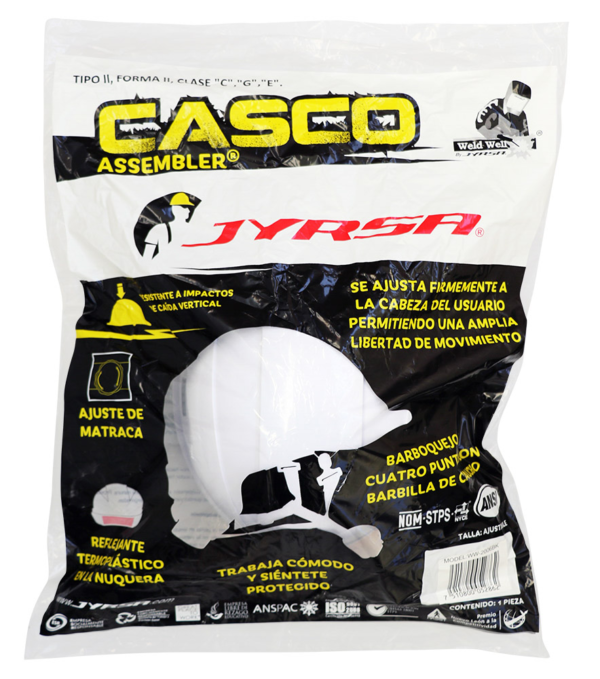 CASCO ASSEMBLER® TIPO II BLANCO - Imagen 3