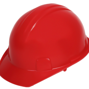 CASCO ROJO TIPO CACHUCHA DIELÉCTRICO CON SUSPENSIÓN TEXTIL