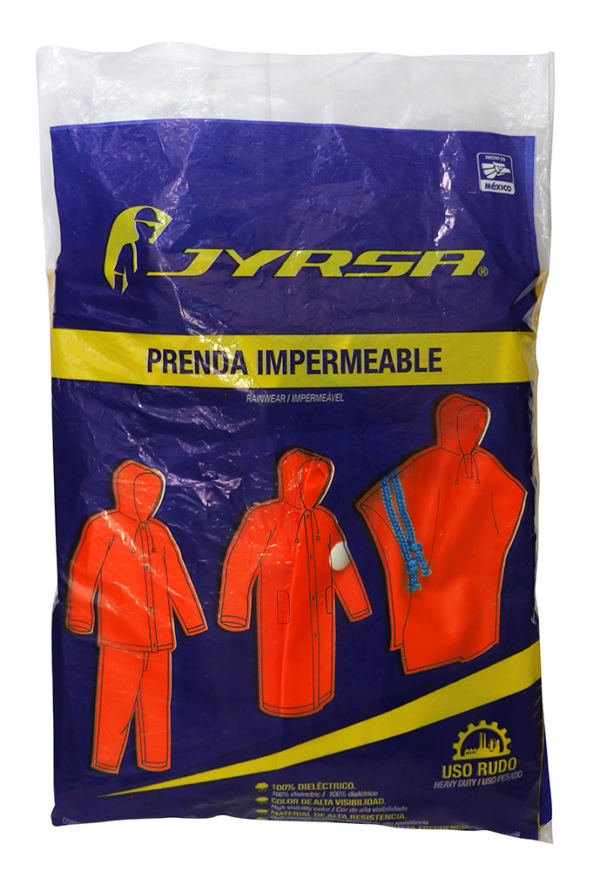 IMPERMEABLE (CONJUNTO) ANARANAJADO HIGH VISIBILITY - Imagen 3