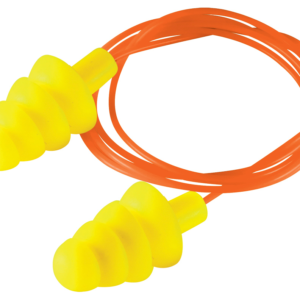 TAPONES AMARILLOS HIGH VISIBILITY REUTILIZABLES CON CORDÓN REGULAR EN BOLSITA