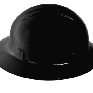CASCO NEGRO TIPO ALA ANCHA DIELÉCTRICO